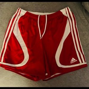 Red Adult M Adidas Soccer Shorts